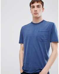 Selected Homme Pocket T Shirt In Washed Jersey Blazer