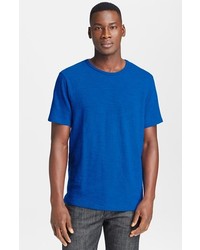 rag & bone Slubbed Cotton T Shirt French Blue Medium