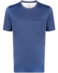 Brunello Cucinelli Round Neck Cotton T Shirt