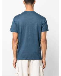 MC2 Saint Barth Short Sleeve Linen T Shirt