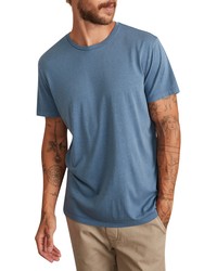 Marine Layer Signature Crewneck T Shirt In Blue Spruce At Nordstrom