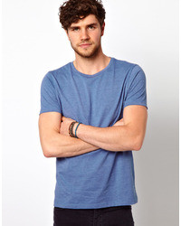 Asos T Shirt With Crew Neck Blue