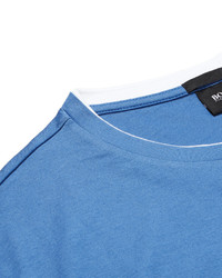 Hugo Boss Taber Contrast Tipped Pima Cotton Jersey T Shirt