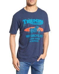 Lucky Brand Triumph Motorcycles T Shirt