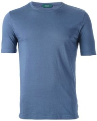 Zanone Side Slit T Shirt