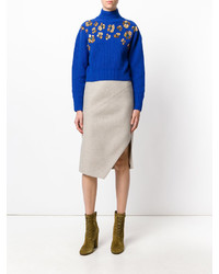 MSGM Studded Cropped Jumper