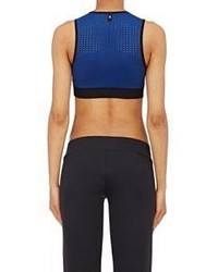 Ultracor Perforated Crop Top Blue