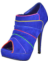 Liliana India 9 Blue Ankle Boots