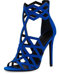 Elena Strappy Cutout Sandal Medium Blue