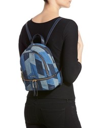 michael kors blue jean backpack