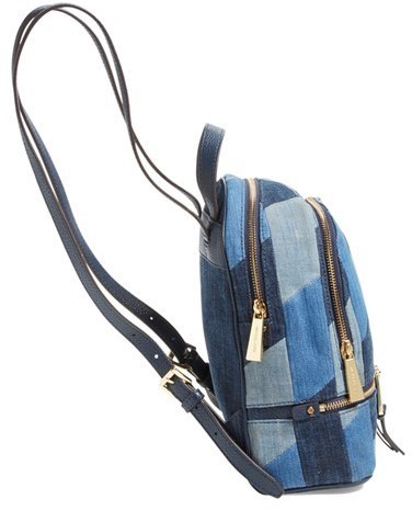 michael kors rhea denim backpack