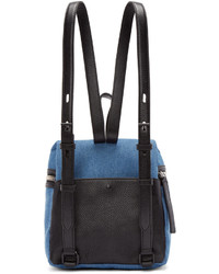 Kara Ssense Blue Denim Small Backpack