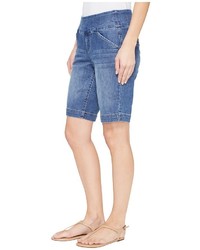 Jag Jeans Ainsley Pull On Bermuda Comfort Denim In Weathered Blue Shorts