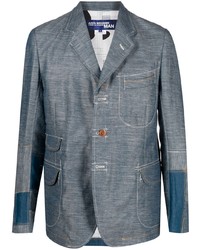 Blue Denim Blazers for Men | Lookastic