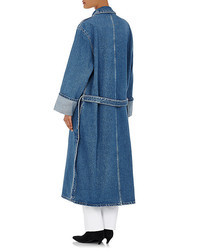Balenciaga Denim Robe Coat