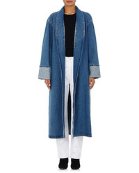 Balenciaga Denim Robe Coat