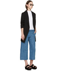 Nomia Blue Wide Leg Denim Trousers