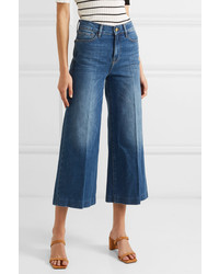 Frame Le Vintage Crop High Rise Wide Leg Jeans