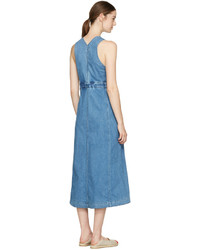 See by Chloe See By Chlo Indigo Denim Overall Dress