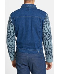 Insight Revival Denim Jacket With Knit Sleeves