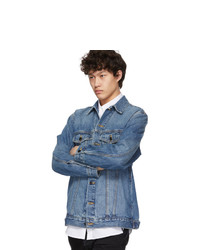 Alexander Wang Blue Denim Aged Daze Jacket