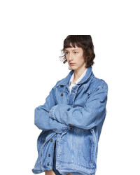 Y/Project Blue Denim Pop Up Jacket