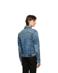 Amiri Blue Denim Wrangler Jacket
