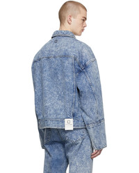 Wooyoungmi Blue Stone Washed Denim Jacket