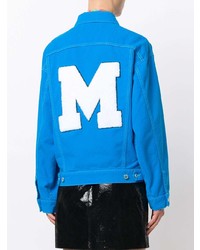 MSGM Brand Patch Denim Jacket