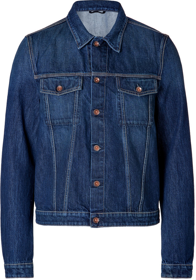 Closed Cotton Denim Cliff Jean Jacket In Second Hand Used Blue | Where ...