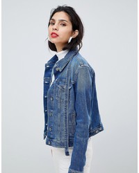 BOSS Casual Denim Jacket With