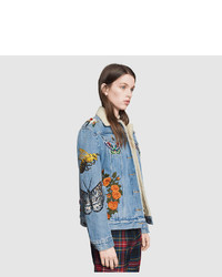 Gucci Embroidered Denim Jacket