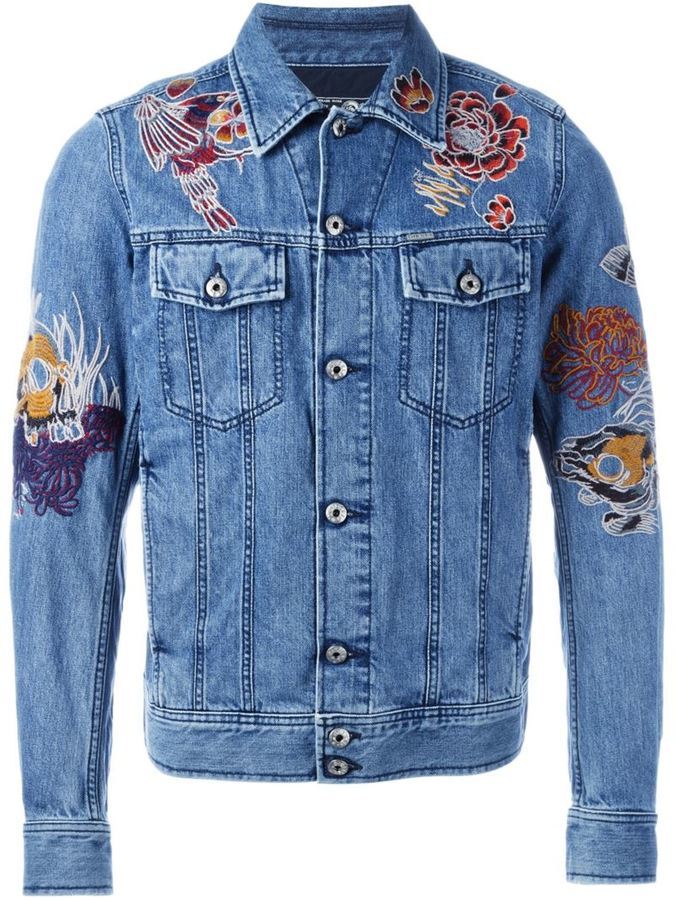 Diesel Denim Jacket Varsity Apparel Jackets