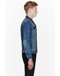 Levi's Faded Blue Denim Trucker Jacket