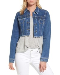 SLINK Jeans Fray Crop Jacket