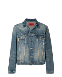 424 Frayed Detail Denim Jacket