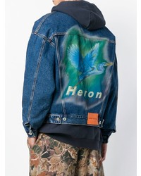 Heron Preston Heron Print Denim Jacket