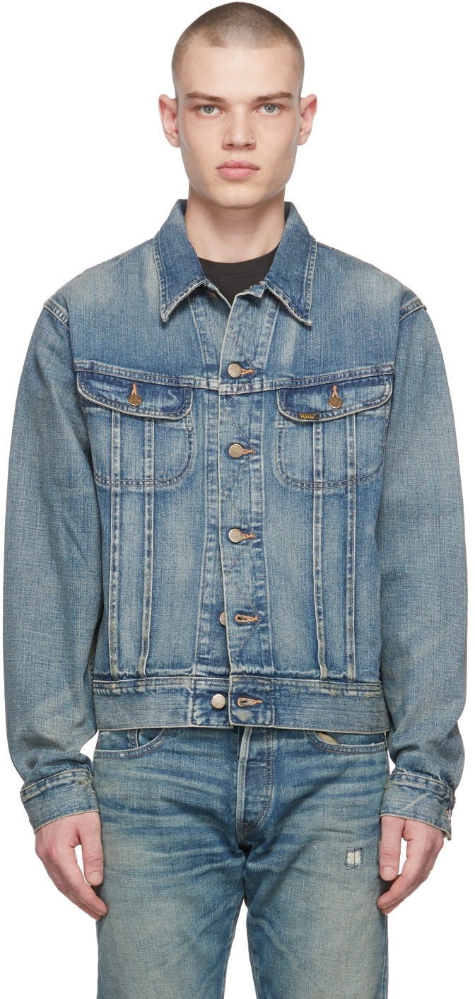 RRL Indigo Denim Jacket, $290 | SSENSE | Lookastic