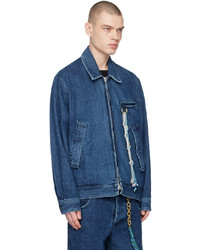 Song For The Mute Indigo Faded Denim Jacket