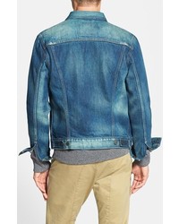 levi's baggy trucker cotton denim jacket