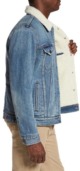 Levis Sherpa Fleece Lined Denim Trucker Jacket, $128, Nordstrom