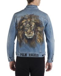 Palm Angels Lion Denim Jacket
