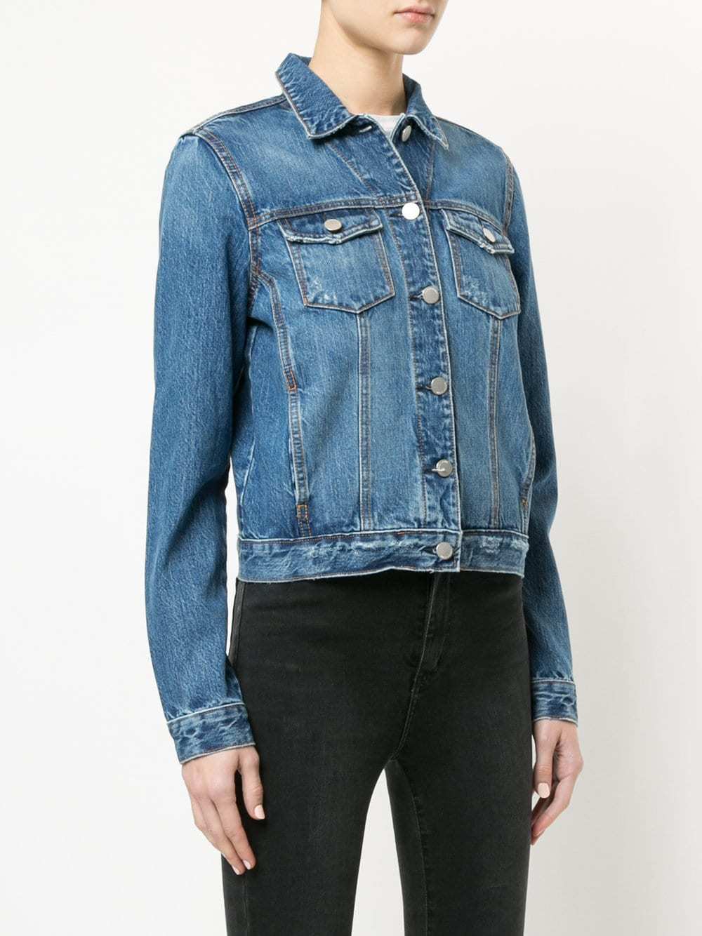 Nobody Denim Original Jacket Vibrant, $224 | farfetch.com | Lookastic