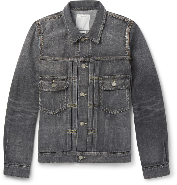 VISVIM Social Sculpture 101 Washed Selvedge Denim Jacket, $1,005