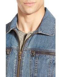 John Varvatos Star Usa Zip Front Denim Jacket
