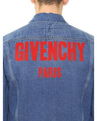 Givenchy Stone Washed Cotton Denim Jacket