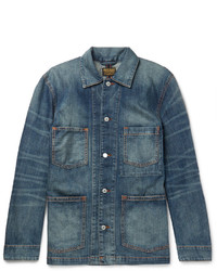 Jean Shop Thurman Slim Fit Washed Denim Chore Jacket