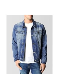 True Religion Brand Jeans True Religion Jeans Danny Slim Fit Trucker Denim Jacket