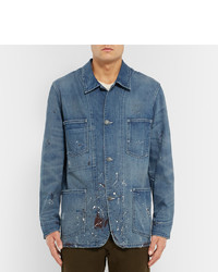 Levi's Vintage Clothing Paint Splattered Denim Jacket