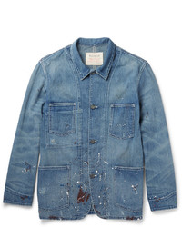 Levi's Vintage Clothing Paint Splattered Denim Jacket